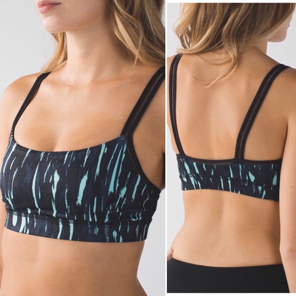 lululemon athletica Other - Lululemon Menthol Black Straight Up Bra